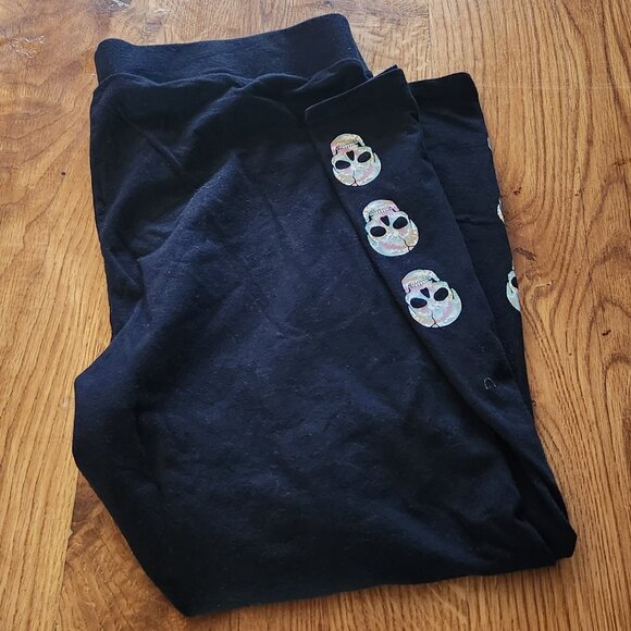 Torrid Cropped Tie Dye Skull Leggings - Picture 2 of 5